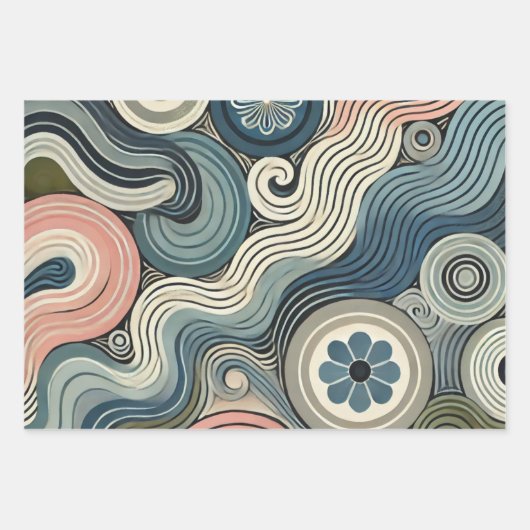 Papier plat à thème nordique Feuille plate Ensembl (Devant 3)