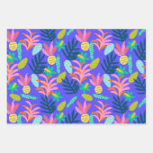 papier plat coloré floral (Devant)