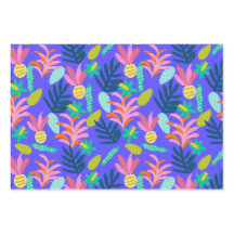 papier plat coloré floral
