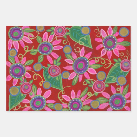 Papier plat de 3 feuilles de papier à enrobage de  (Devant)