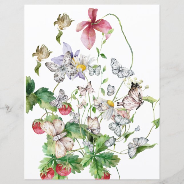 Papier plat de 8,5 po x 11 po (Devant)