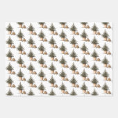 Papier plat de Noël Hygge Wrapper Set de 3 (Devant)