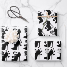 Papier plat de papier à enveloppement de chaussure