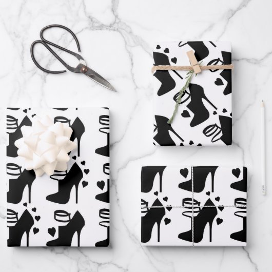 Papier plat de papier à enveloppement de chaussure (Recto)