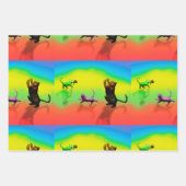 Papier plat de papier d'enveloppement Kitty Cove S (Devant 3)