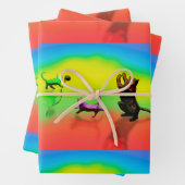 Papier plat de papier d'enveloppement Kitty Cove S (En situation)