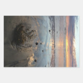 Papier plat de recouvrement de coucher de soleil d (Devant 3)