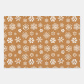 Papier plat d'hiver Motif d'enrobage Jeu de 3 (Devant 3)