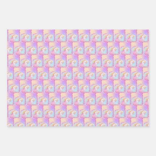 Papier plat Magical Party Enveloppement série de 3 (Devant)