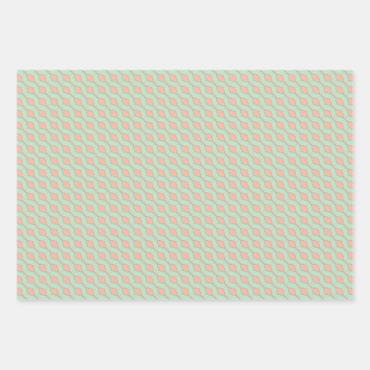 Papier plat Peachy Mint Magic Wrapper Set (Devant 3)