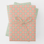 Papier plat Peachy Mint Magic Wrapper Set (En situation)