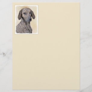 Papier Plott Peinture - Cute Original Chien Art