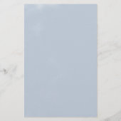 Papier Pluie Cloud Garçon Baby shower Baby Nom Course Jeu (Dos)