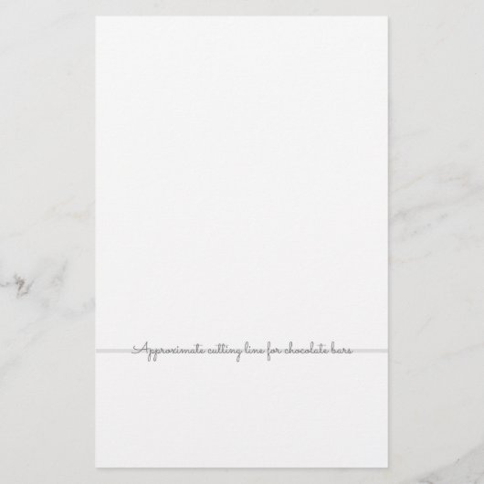 Papier Plum violet Mariage barrette à bonbons avec photo (Dos)