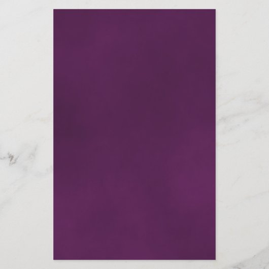 Papier Plum violet Rose Élégant Faire-part de mariage BUD (Dos)