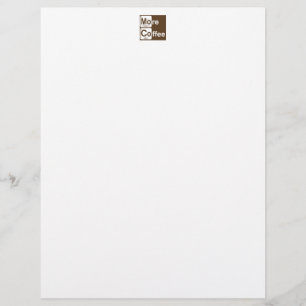 Papier Plus de tableau périodique du café