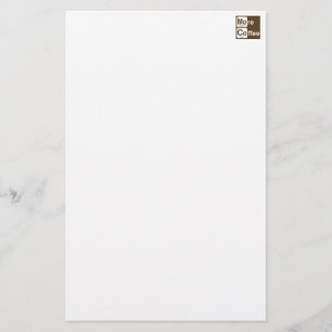 Papier Plus de tableau périodique du café