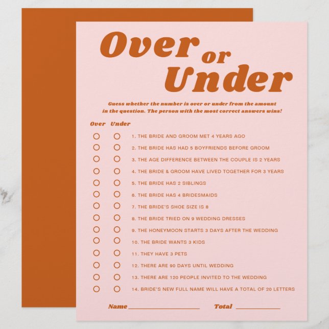 Papier Plus ou moins Dernier Fête des mariées de discothè (Devant / Derrière)