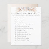 Papier Plus ou moins Fête des mariées (Devant / Derrière)