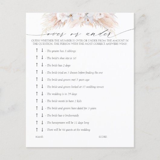 Papier Plus ou moins Fête des mariées (Devant)