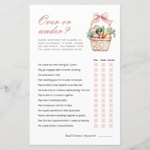 Papier Plus ou moins frais hors du marché jeu nuptiale