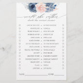 Papier Plutôt Dusty Blue Fête des mariées Jeu (Devant)