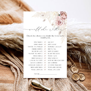 Papier Plutôt Dusty Rose Fête des mariées Jeu