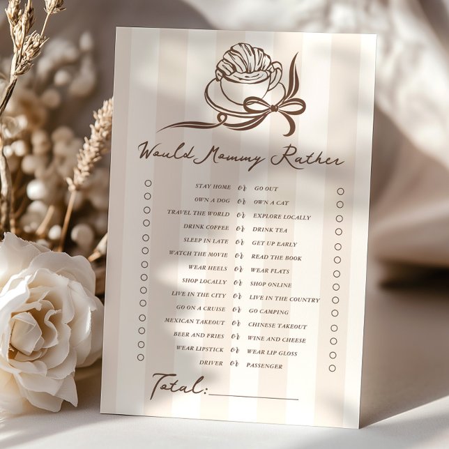 Papier Plutôt Maman Café bebe Arc Bébé Shower (Créateur téléchargé)