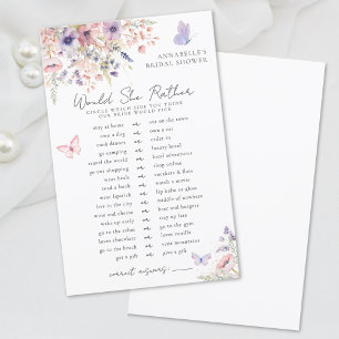Papier Plutôt Papillon Fleur Sauvage Baby Shower Mariage