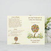 Papier Poche de forêt enchantée Arbre à conte de fées flo (Debout devant)