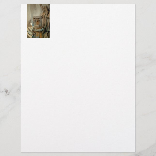 Papier Poêle à bois et sythe (Devant)