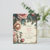 Papier Poème commémoratif de la fête de la vie des Roses  (Debout devant)