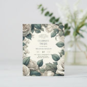 Papier Poème commémoratif de la fête de la vie des Roses (Debout devant)