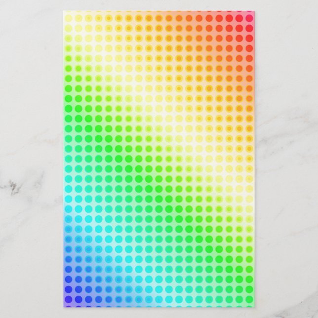 Papier Points Arc-en-Ciel (Devant)