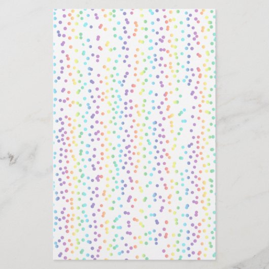Papier Points Arc-en-ciel Motifs enveloppes de savon (Devant)