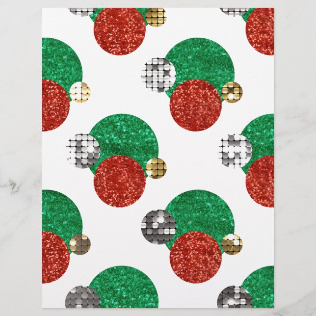 Papier points de noël séquentiel (Devant)