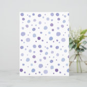 Papier points de polka peints à la main (Debout devant)