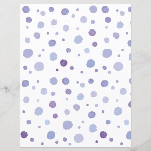 Papier points de polka peints à la main (Devant)
