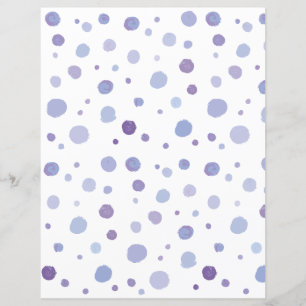 Papier points de polka peints à la main