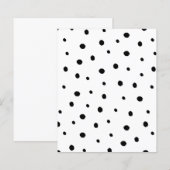 Papier Pois de l'improvisation. (Devant / Derrière)