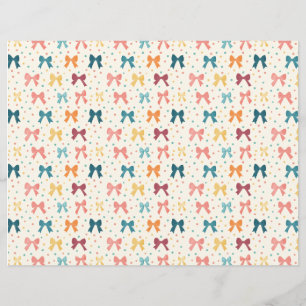 Papier Pois de Motif de ruban Coquette
