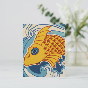 Papier « Poisson Art nouveau » de Gisbert Combaz
