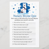 Papier Polar ours Nursery Rhyme jeu de baby shower (Devant)