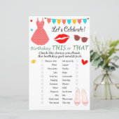 Papier Polka dot robe Anniversaire Ce ou Ce Jeu (Debout devant)