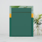 Papier Pomme en-tête verte (Debout devant)
