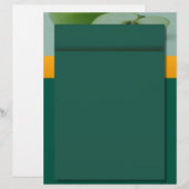 Papier Pomme en-tête verte (Devant / Derrière)