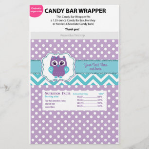 Papier Pomme Turquoise Chocolat Wrapper Bar Douche