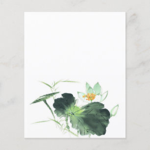 Papier POND LOTUS PAIX l Peinture chinoise pinceau art