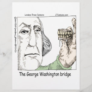 Papier Pont George Washington & Dentiers Cadeau Amusant