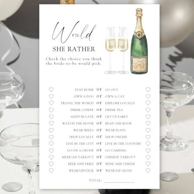 Papier Pop le champagne - Elle préfère (Créateur téléchargé)